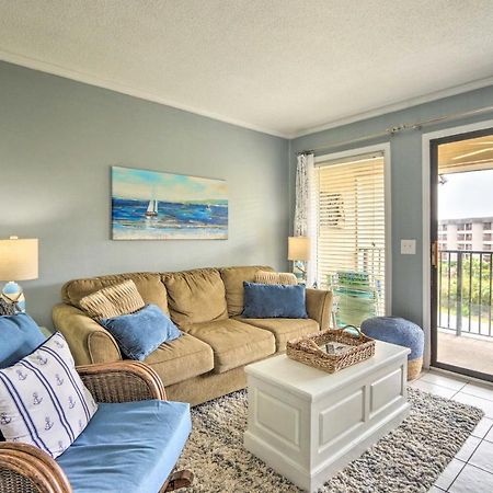 Hilton Head Ocean-View Villa Steps To Beach! Хилтон-Хед-Айленд Экстерьер фото