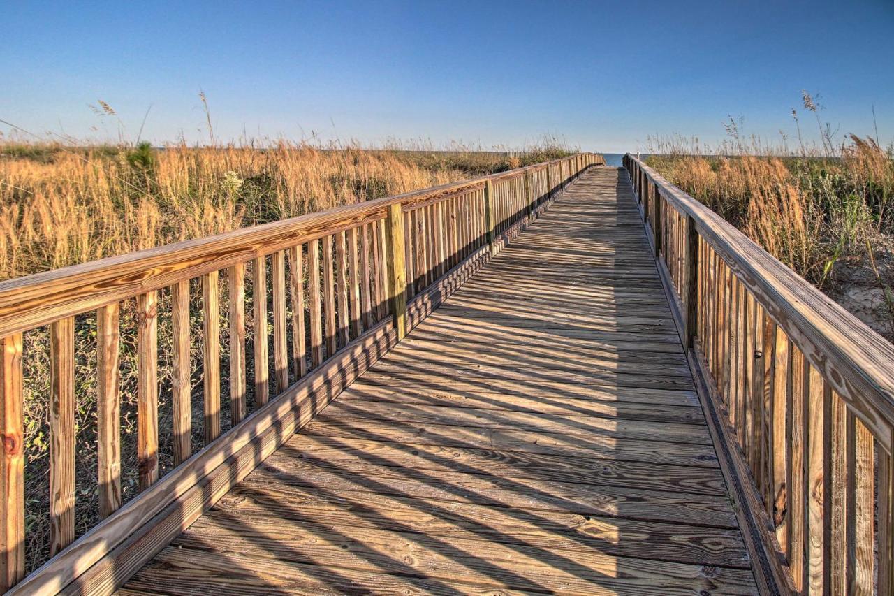 Hilton Head Ocean-View Villa Steps To Beach! Хилтон-Хед-Айленд Экстерьер фото