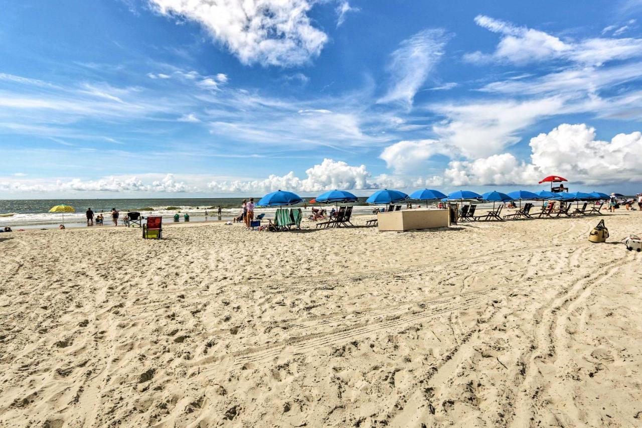 Hilton Head Ocean-View Villa Steps To Beach! Хилтон-Хед-Айленд Экстерьер фото